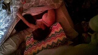 watching fingering stepmom while I jerk off