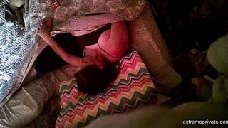 watching fingering stepmom while I jerk off