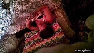 watching fingering stepmom while I jerk off