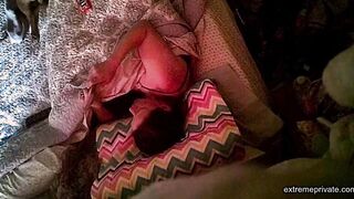 watching fingering stepmom while I jerk off