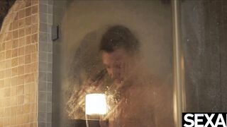 Curvaceous brunette gives her lover a tough ride and titty fuck - sexonly.top/xlvtjw