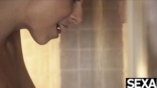 Curvaceous brunette gives her lover a tough ride and titty fuck - sexonly.top/xlvtjw