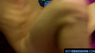 Tristan Tyler is wanking his big fat cock like a hot ass for jizz