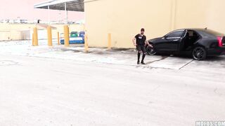 Mofos - Ashly Anderson saved  cop, and pays back by ping to her knees and sucking his