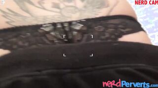 UK teen babe Danielle Darlow pussy play and POV blowjob