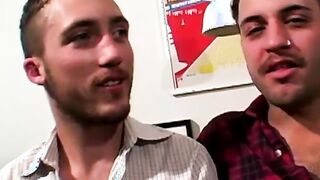Cute homosexual anal fucks his handsome boyfriend