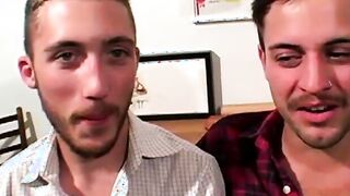 Cute homosexual anal fucks his handsome boyfriend