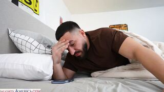 My friends hot mom cant resist my big morning wood
