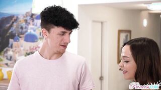 Big tits stepsis want to try the creampie