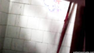 cunt and ass Colombian stepmom spied in shower