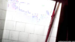 cunt and ass Colombian stepmom spied in shower