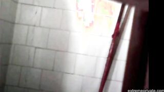 cunt and ass Colombian stepmom spied in shower