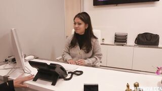 Fucking my stepmom at her office