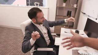 Fucking my stepmom at her office