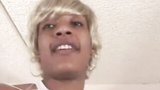 Black Bitch In Fishnets Does Ghetto Dick