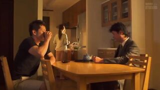 A married saleswoman is targeted by her husband's boyfriend and wants to have sex wit