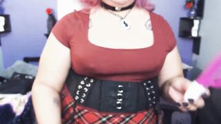 Hispanic BBW with big belly and great sexual desire