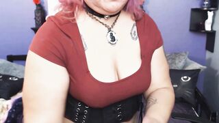 Hispanic BBW with big belly and great sexual desire