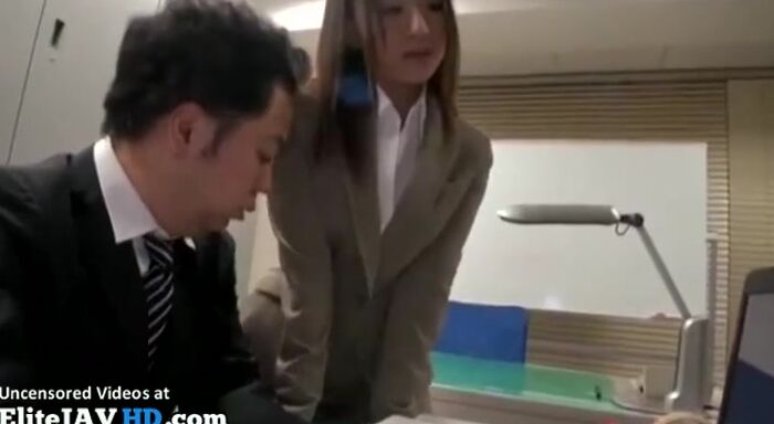 Japanese wonderful secretary in pantyhose wants sex More at Elitejavhd.com