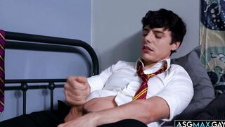 Asher finds himself enjoying masturbating