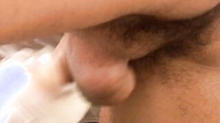 Tattooed athletic teen deepthroats big throbbing Latino cock