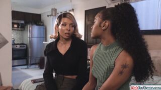 Ebony shemale Valeria Atreides bangs gf