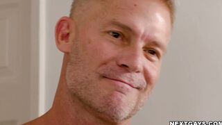 Sexy Greg Dixxon cant resist his stepsons big cock