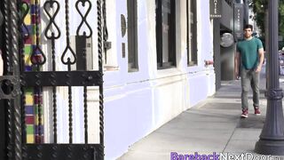 Huge dicked studs spitroast tight bottom dude
