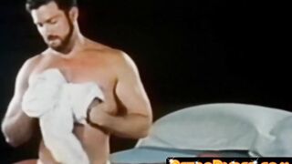 A hot solo masturbation is followed by a sexy vintage jock working out