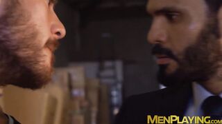 Classy stud sucks dick and spreads asscheeks for anal fuck