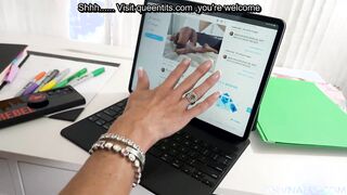 Helping my hot nana open her brand new onlyfans page