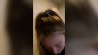 Pretty Asian Teen Sucks Black Cock