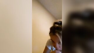 Pretty Asian Teen Sucks Black Cock