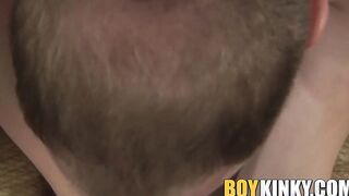 Dom Sean Taylor destroys slaves asshole with cock and dildo
