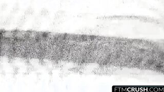 FTM muscle head sucks dick before oral delight with vibrator
