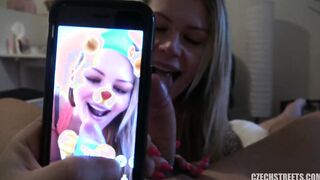 Czech Streets 104: Martina the Snapchat girl