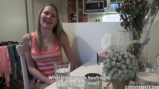 Czech Streets 104: Martina the Snapchat girl