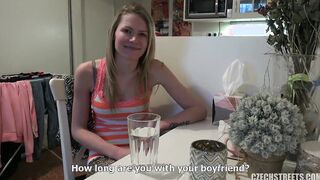 Czech Streets 104: Martina the Snapchat girl