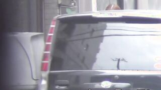 Japanese chicks rushing to a public toilet to piss