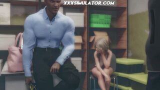 ◈ Teen GF Babe Gets BBC in Front of BF