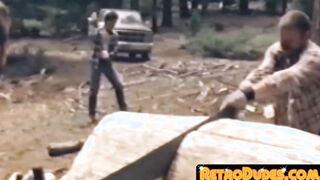 Retro dick sweetheart has nononsense screw meeting with his BF
