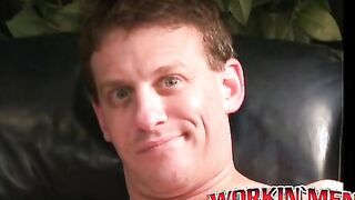 Mature guy enjoys jerking off and cumming huge loads of cum