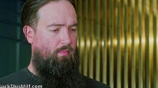The guy came to the boss with big milkings to fuck her - Savannah Bond