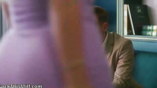 The guy came to the boss with big milkings to fuck her - Savannah Bond