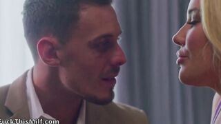 The guy came to the boss with big milkings to fuck her - Savannah Bond