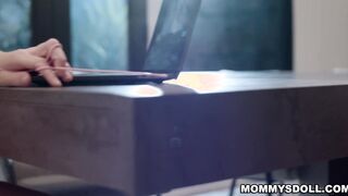 Stepmom and stepdaughter both masturbating