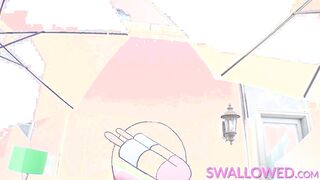 SWALLOWED Sera, Zerella and Harley are 3 the hard way