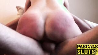 Hot babe Princess Paris gets her wet cunt drilled hard