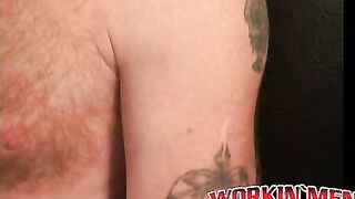 Rough mature amateur strips naked and masturbates vigorously