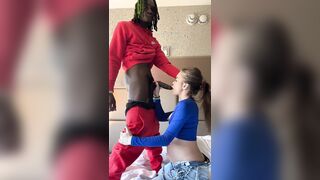 Pregnant Wife Sucking BBC